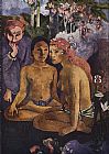 Paul Gauguin Canvas Paintings - Cruel Tales